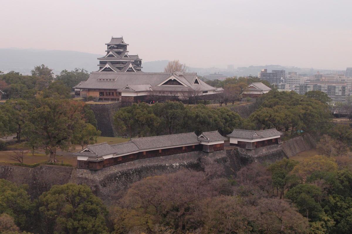 熊本城　シロアリ予防施工